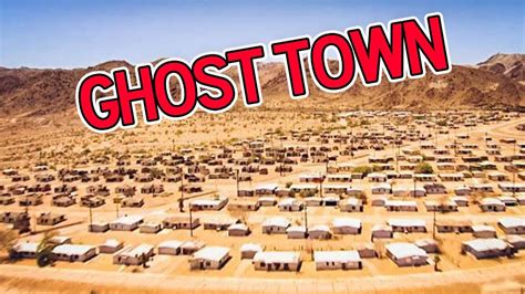 ABANDONED gigantic GHOST TOWN in the California Desert (bloody hospital ...