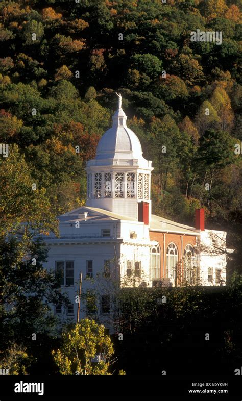 Old Jackson County Courthouse, a history museum in downtown Sylva, NC, in fall colors Stock ...