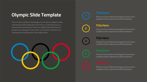 Olympics Slide Template - SlideKit