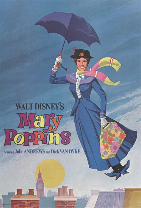 Mary Poppins (1964), set of 3 special tie-in posters with Shasta Beverages, US | Original Film ...