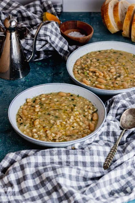 Pressure Cooker Bean & Pearl Barley Soup • The Cook Report