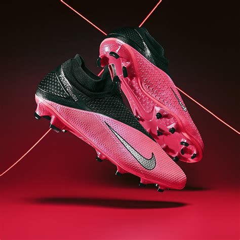 Nike Phantom Vision II Elite DF FG - Laser Crimson/Metallic Silver/Black - Firm Ground - Mens ...