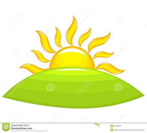 Sunrise above hill | Clipart Panda - Free Clipart Images