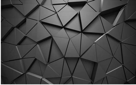 Grey Wallpapers 3D Stereo Geometric Abstract Gray Geometric Wallpapers Background Modern ...