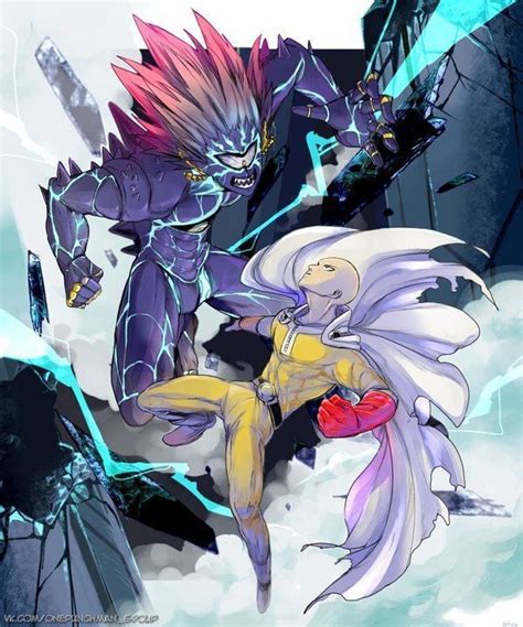 ONE PUNCH MAN, Fanart, Saitama VS Lord Boros | One punch man anime ...