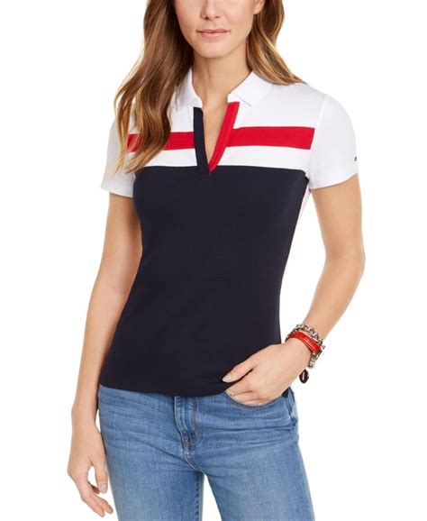 Tommy Hilfiger Cotton Iconic Polo Shirt - Sky Captain Multi | Polo ...