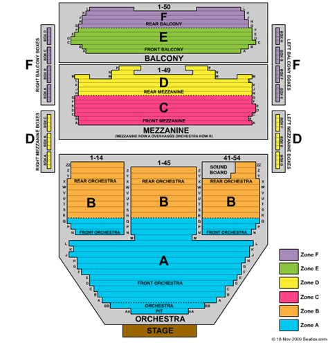 La Philharmonic Seating Chart