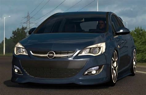 Opel Astra J + Interior (1.48.x) - American Truck Simulator mod | ATS mod