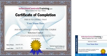 Infection Control Training | Infection Control Certification