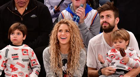 Shakira & Gerard Pique Bring Their Kids to Christmas Day Basketball ...