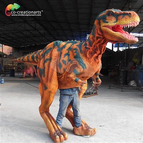 Walking Adult Realistic Dinosaur Costume For Sale - Buy Rubber Dinosaur ...