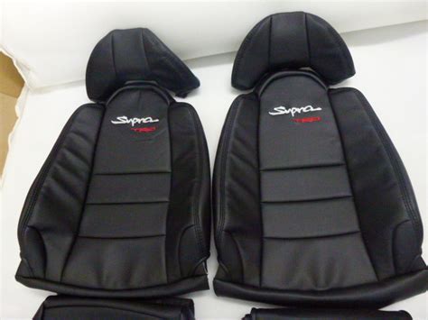 TOYOTA SUPRA MKIV SYN LEATHER SEAT COVERS – Interior Innovation