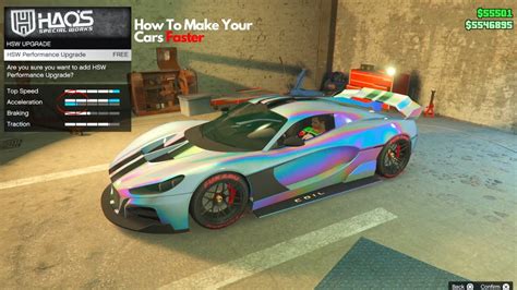 How To Make Your Cars Faster HSW Upgrade GTA Online PS5 Content - YouTube