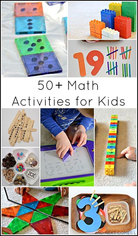 {Guest Post} 50+ Creative Math Activities for Kids | Creative math, Math activities for kids ...