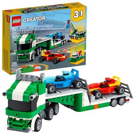 LEGO Race Car Transporter 31113 Building Set (328 Pieces) - Walmart.com