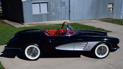 Black 1958 Chevrolet Corvette