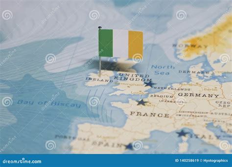 Ireland On A World Map - World Of Light Map