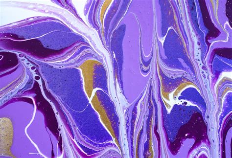 Purple and Blue Abstract Painting · Free Stock Photo