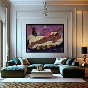 Spirit of the Dead Watching by Paul Gauguin Canvas Wall Art - Etsy