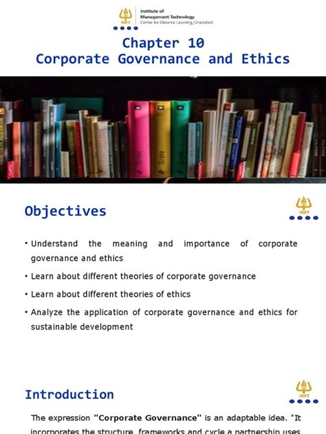 Corporate Governance and Ethics | PDF | Governance | Corporate Governance