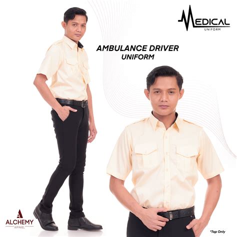 MEN AMBULANCE DRIVER UNIFORM KKM – TOP ONLY – Alchemy Apparel