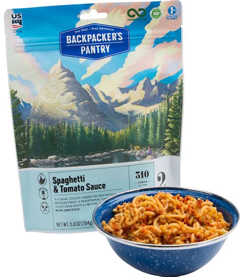 Backpacker's Pantry® Spaghetti and Tomato Sauce Freeze Dried Meals - Survival Rations and Freeze ...