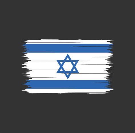 Israel Flag Brush 5168190 Vector Art at Vecteezy