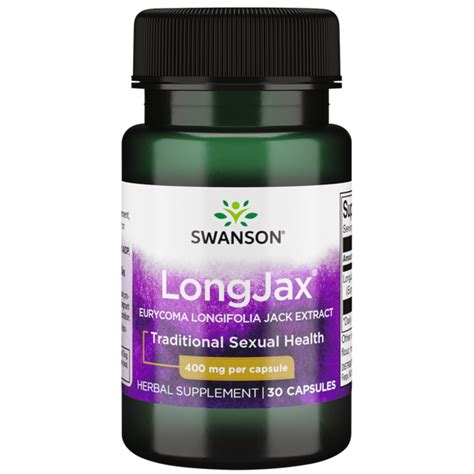 LongJax Eurycoma Longifolia Jack Extract 400 mg - Swanson Health Products