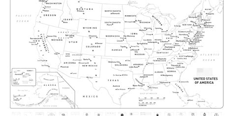 World Map Black And White Printable With Countries