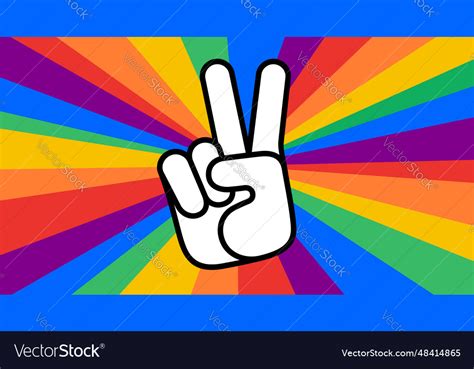 Poster banner or rainbow flag Royalty Free Vector Image