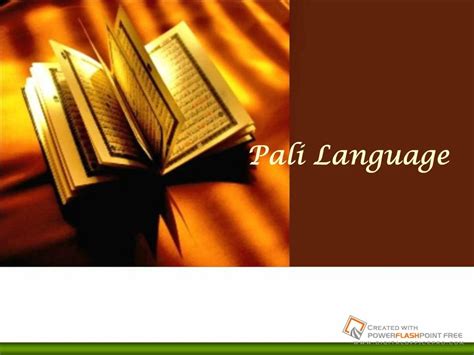 PPT - Pali Language PowerPoint Presentation, free download - ID:5685