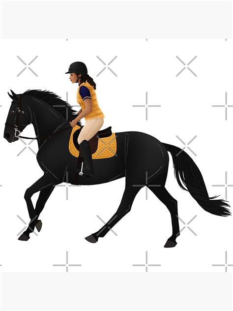 "Zoe and Raven from Free Rein - Equine Rampaige" Poster for Sale by equinerampaige | Redbubble