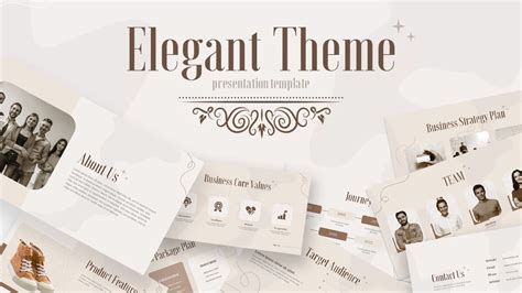 Elegant PowerPoint Template and Background