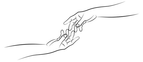 People Hand In Hand Vector Clipart