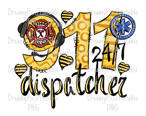 911 Png Dispatcher Png Dispatcher Shirt Emergency - Etsy