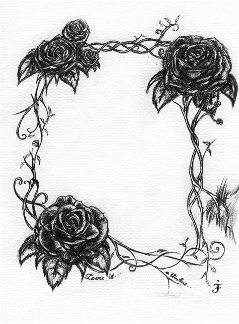 Roses With Vines Drawing at GetDrawings | Free download