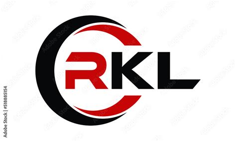 RKL three letter swoosh logo design vector template | monogram logo ...