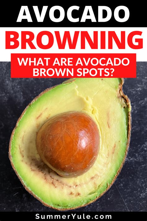 Can You Eat Avocado with Brown Spots (Avocado Black Spots)