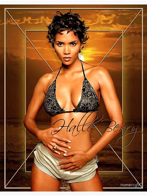 "Halle Berry Poster" Poster for Sale by nomercy50 | Redbubble