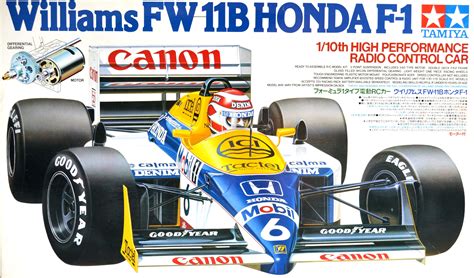 Tamiya Williams FW11B Honda F1 Model Kit