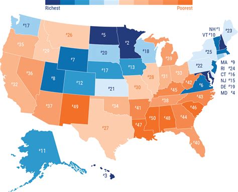 Richest States Map