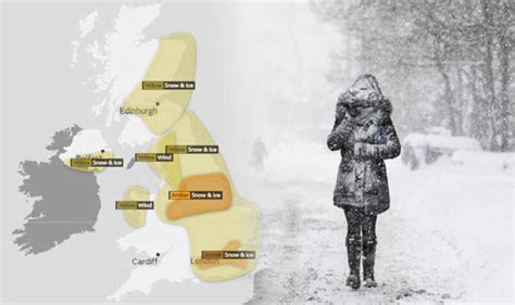 Snow forecast UK: Latest maps and charts show Met Office SNOW warnings | Weather | News ...