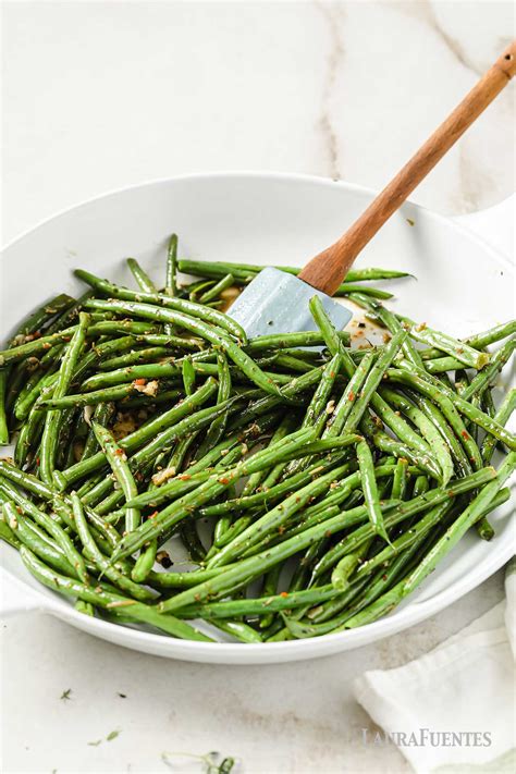 Spicy Green Beans | Laura Fuentes