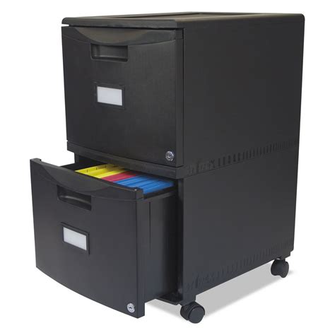 STX61312B01C Storex Two-Drawer Mobile Filing Cabinet - Zuma