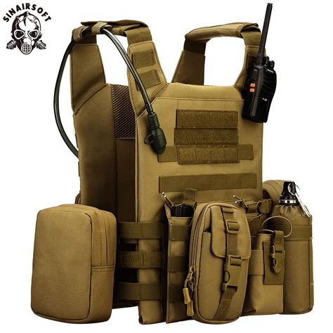 Tactical Vests JPC Vest Molle Airsoft Nylon Military Gear Pouches Adjustable Hunting CS ...