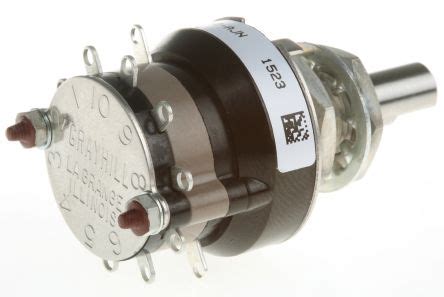 42D36-01-2-AJN Grayhill | Grayhill, 12 Position DP Rotary Switch, 1 A ...