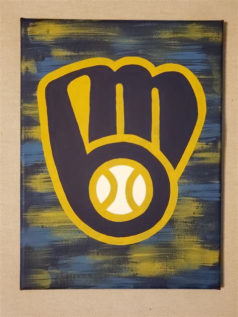 I painted this :) : r/Brewers