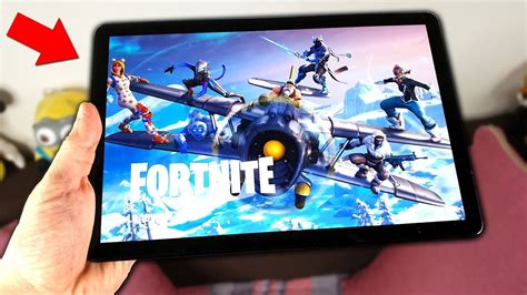 Fortnite pe TABLETA ! Samsung Tab S4 - YouTube