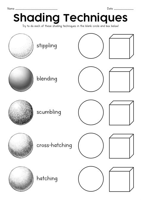 15 Texture Line Drawing Techniques Worksheet / worksheeto.com | 드로잉 강좌, 기초 드로잉, 어린이를 위한 공예