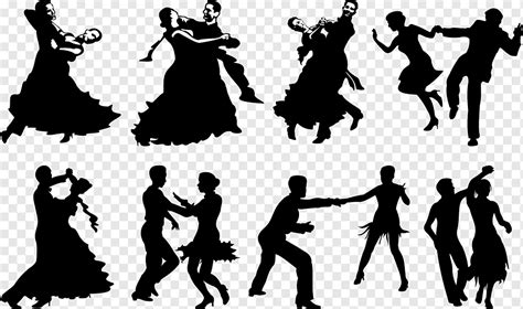 Latin dance, dance, animals, social Group, silhouette png | PNGWing